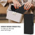 iPhone Air Skin Feel Solid Color Leather Phone Case with Lanyard - Black