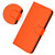 iPhone Air Skin Feel Solid Color Leather Phone Case with Lanyard - Orange