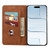 iPhone Air Skin Feel Splicing Leather Phone Case - Brown