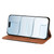 iPhone Air Skin Feel Splicing Leather Phone Case - Brown