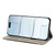 iPhone Air Skin Feel Splicing Leather Phone Case - Grey