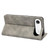 iPhone Air Skin Feel Splicing Leather Phone Case - Grey