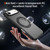 iPhone Air Skin Feel Translucent PC Gear Holder C MagSafe Phone Case - Bright Grey + Black