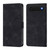 iPhone Air Skin-feel Embossed Leather Phone Case - Black