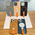 iPhone Air Skin-feel Magnetic TPU Phone Case with Silicone Strap - Brown