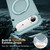 iPhone Air Skin-Feel Rotary Damping Bracket MagSafe Phone Case - Lake Blue