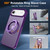 iPhone Air Skin-Feel Rotary Damping Bracket MagSafe Phone Case - Purple