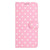 iPhone Air Small Dots Pattern Vegan Leather Phone Case - Pink