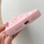 iPhone Air Soft Silicone 3D Bowknot Pearl Phone Case with Beaded Wrist Strap - Pink