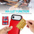 iPhone Air Solid Color Card Slots Bracket PU Phone Case - Red