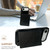 iPhone Air Solid Color Metal Buckle Card Slots Bag Phone Case - Black