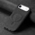 iPhone Air Solid Color Retro Magsafe PU Back Cover Phone Case - Black