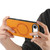 iPhone Air Solid Color Retro Magsafe PU Back Cover Phone Case - Yellow