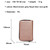 iPhone Air Solid Color Zipper 11-Card Slots Bag Phone Case with Lanyard - Rose Gold