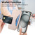 iPhone Air Splitable Electroplated MagSafe RFID Anti-theft Leather Phone Case with Lens Film - Rose Gold