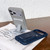 iPhone Air Square Folding Card Bag Holder Phone Case - Brown