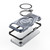 iPhone Air Star Ring Metallic Pivot Bracket Magnetic Phone Case - Black