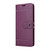 iPhone Air Stitched Magnetic Buckle Leather Phone Case - Purple