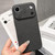 iPhone Air Transforms Into 17 Series Large Window Frosted Lychee Texture Phone Case - Black
