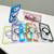 iPhone Air Translucent Edge Transparency Metal Holder MagSafe Phone Case - Coffee