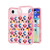 iPhone Air Transparent Crystal Red Heart Pattern Phone Case - Pink