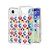 iPhone Air Transparent Crystal Red Heart Pattern Phone Case - Transparent
