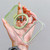 iPhone Air Transparent Gradient Metal Ring Holder MagSafe Phone Case - Green