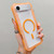 iPhone Air Transparent Matte TPU Hybrid PC 3-in-1 MagSafe Phone Case - Orange