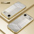 iPhone Air Transparent Plating Fine Hole Phone Case - Gold
