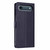 iPhone Air Tree Cat Embossed Flip Vegan Leather Phone Case - Dark Blue