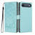 iPhone Air Tree Cat Embossed Flip Vegan Leather Phone Case - Light Green