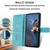 iPhone Air Triangle Solid Color Leather Phone Case - Green