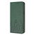 iPhone Air Tulips Butterfly Pattern Magnetic Vegan Leather Phone Case - Dark Green