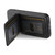 iPhone Air Twill Fabric Leather Vertical Flip RFID Card Bag Phone Case - Black