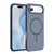 iPhone Air Two-colors Imitation Original Magsafe PC Hybrid TPU Phone Case - Blue