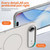 iPhone Air Two-colors Imitation Original Magsafe PC Hybrid TPU Phone Case - Grey White