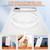 iPhone Air Two-colors Imitation Original Magsafe PC Hybrid TPU Phone Case - Transparent White