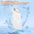 iPhone Air Two-colors Imitation Original Magsafe PC Hybrid TPU Phone Case - Transparent White
