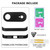 iPhone Air Ultra-thin Frameless Titanium Alloy Four Corner Shockproof Phone Case - Black