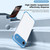 iPhone Air Ultra-thin Frameless Titanium Alloy Four Corner Shockproof Phone Case - Light Blue