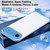 iPhone Air Ultra-thin Frameless Titanium Alloy Four Corner Shockproof Phone Case - Light Blue