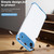 iPhone Air Ultra-thin Frameless Titanium Alloy Four Corner Shockproof Phone Case - Light Blue