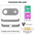 iPhone Air Ultra-thin Frameless Titanium Alloy Four Corner Shockproof Phone Case - Titanium Gray