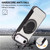 iPhone Air Ultra-thin Magnetic Plating Vegan Leather Phone Case - Black