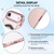 iPhone Air Ultra-thin Magnetic Plating Vegan Leather Phone Case - Rose Gold