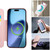 iPhone Air Ultra-thin Magnetic Plating Vegan Leather Phone Case - Rose Gold