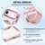 iPhone Air Ultra-thin Rotation Holder Magnetic Plating Vegan Leather Phone Case - Rose Gold