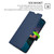 iPhone Air Ultra-thin Voltage Side Buckle Horizontal Flip Leather Phone Case - Blue