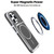 iPhone Air Vibrant Dual-color TPU + Acrylic Magnetic Phone Case - Black