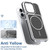 iPhone Air Vibrant Dual-color TPU + Acrylic Magnetic Phone Case - Black